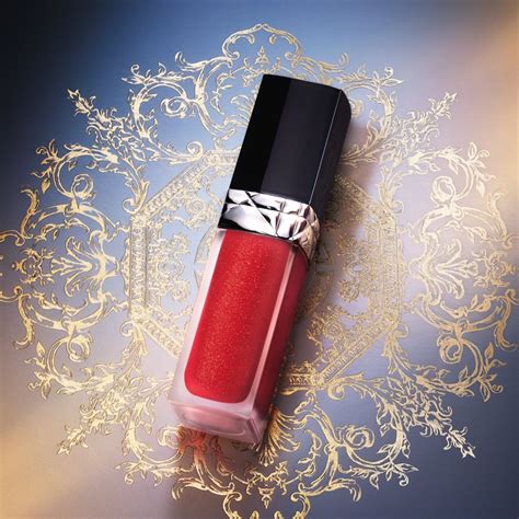 rouge a levre dior sans transfert pailleté|Rouge Dior Forever Liquid Sequin édition limitée .